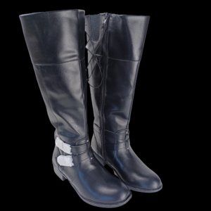 Women's Arizona Jean Co Black Tall Knee high Boots Size 7.5m